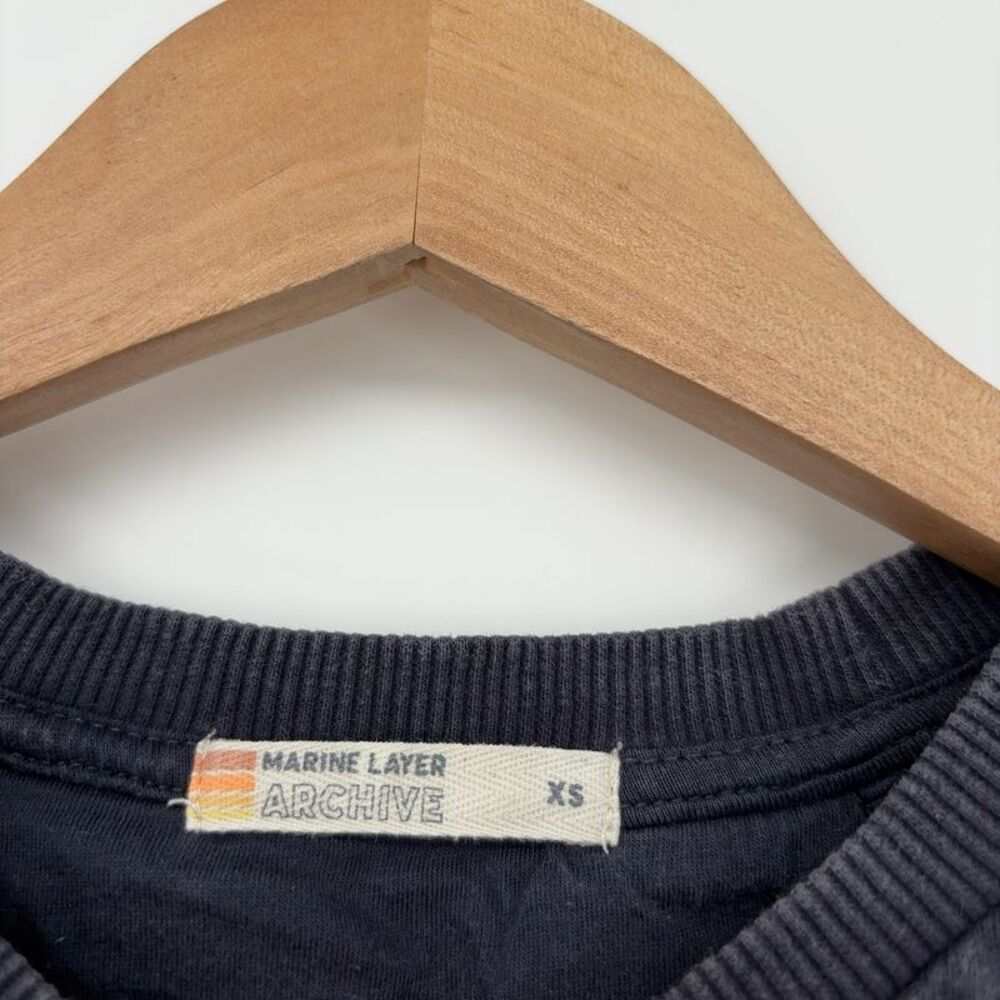 Marine Layer Archive Crop Sweatshirt - Picture 3 of 4